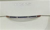 Bracciale PG Gioielli in Oro bianco Diamante BRCAT70/1Z
